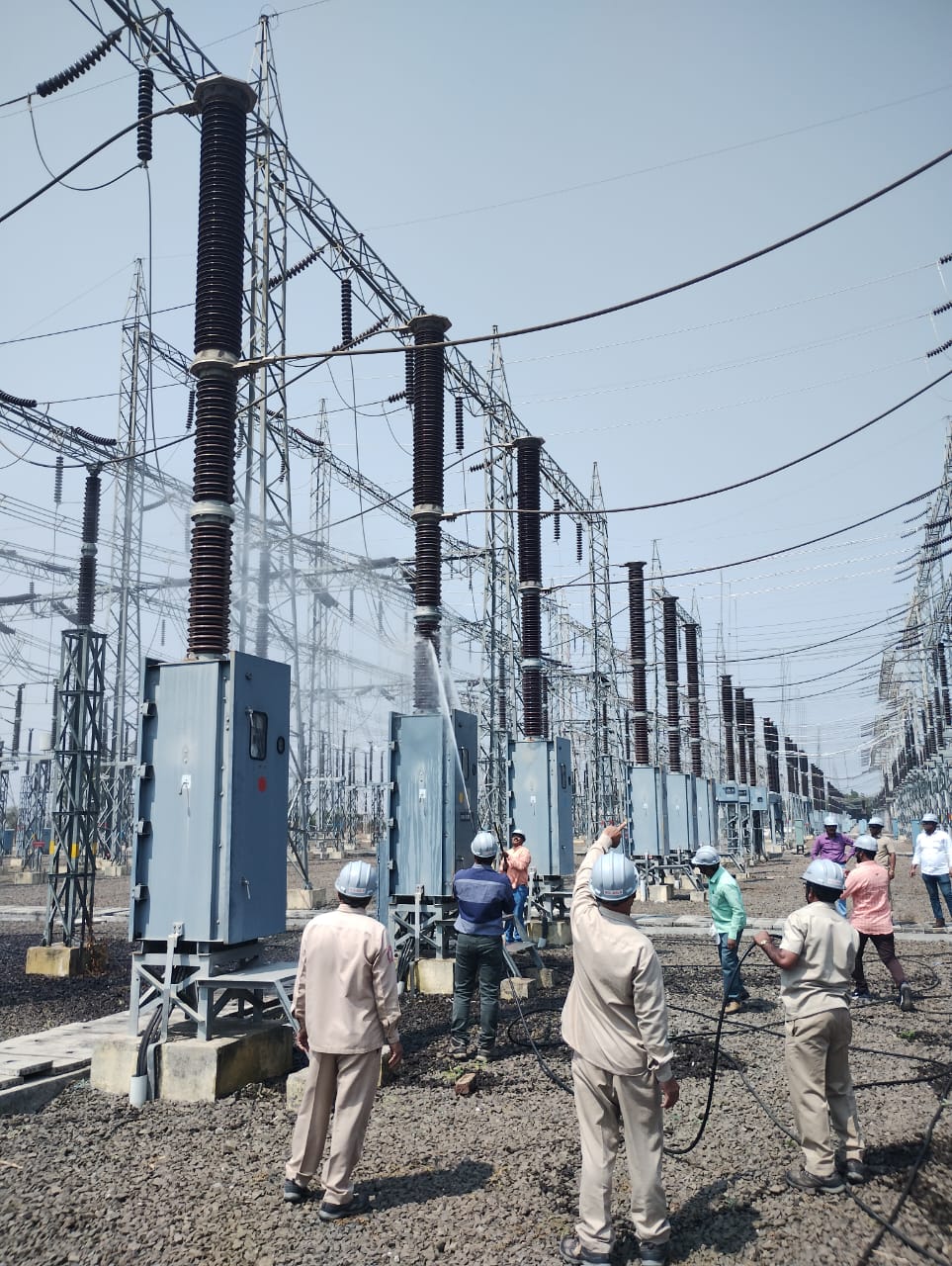 Live Line Insulator Washing